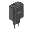 SAVIO LA-06/B 30W Wall Charger, USB-A + USB-C, Quick Charge, Power Delivery 3.0, Black