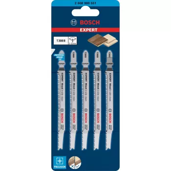 Bosch 2 608 900 551 jigsaw/scroll saw/reciprocating saw blade Jigsaw blade High carbon steel (HCS) 5 pc(s)