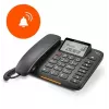 Gigaset DL380 Corded Phone, Black