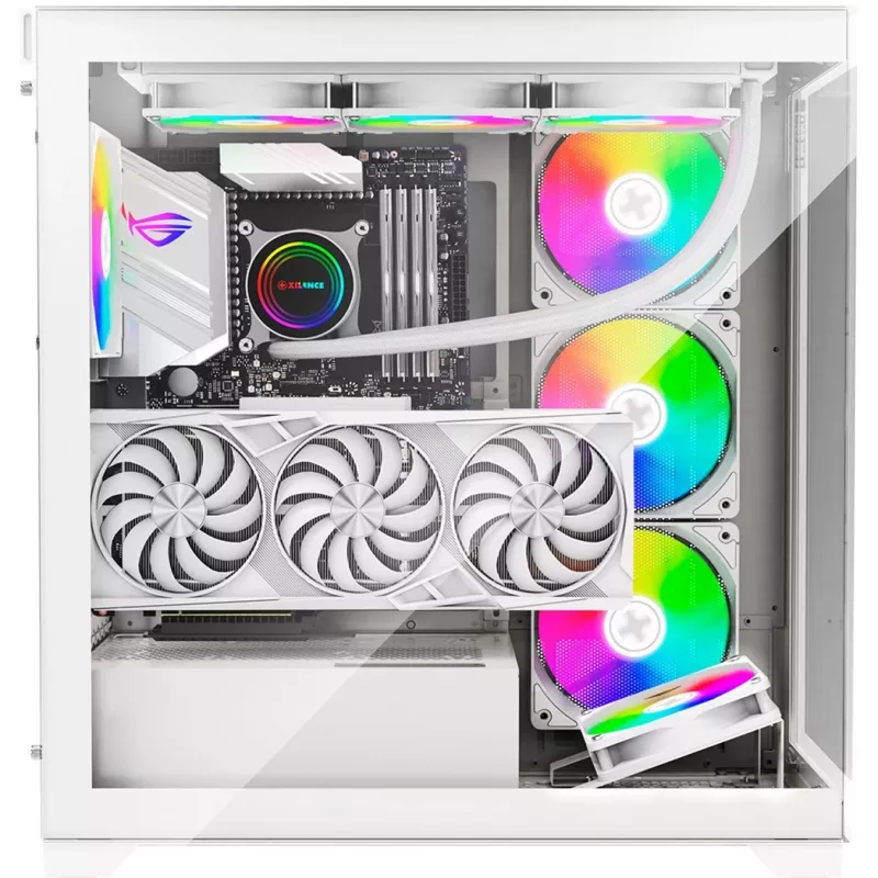 Case|XILENCE|ATX/micro ATX/Mini-ITX|White|Midi Tower|PC|X818.W.ARGB