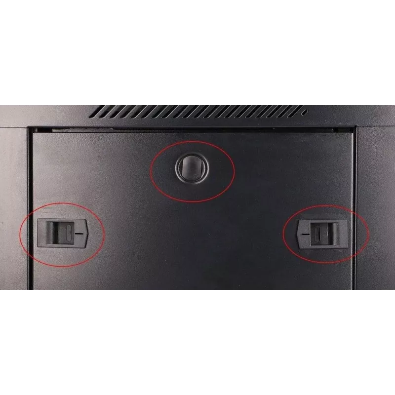 Wall mounted rack Extralink Extralink Rackmount cabinet 4U 600x600 Black