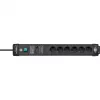 Power Extension Brennenstuhl 1951160402 5m 6 AC Outlets Indoor Black