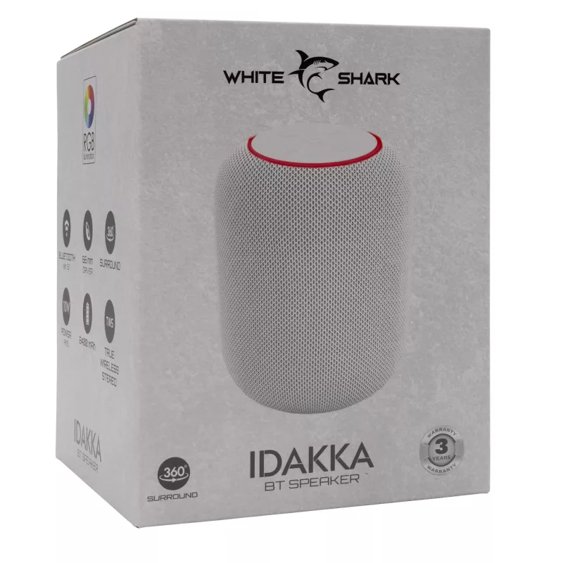 Portable Speaker White Shark GBT-619 Idakka White