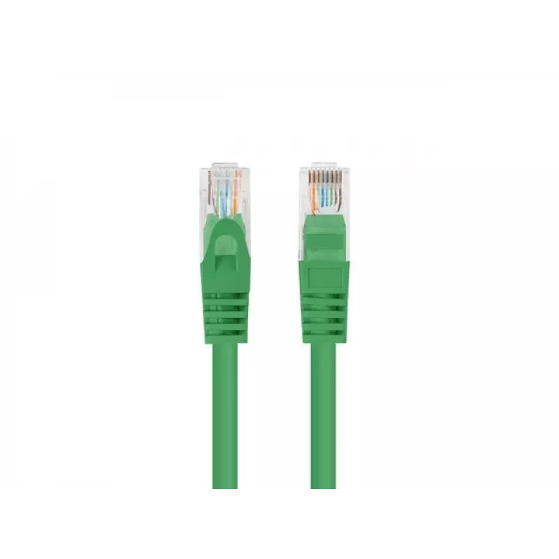 Fluke Passed Lanberg patchcord cat.6 UTP 1m green 10-pack
