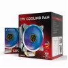 Air cooler Gembird CPU-HURACAN-ARGB-X130 12 cm Black White