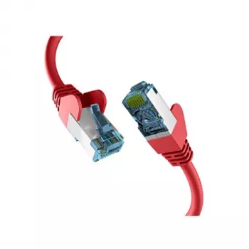 EFB-Elektronik RJ45 Patch Cable with Cat.7 Raw Cable Raw Cable Red 5m S/FTP PIMF Network Cable LAN DSL Manufacturer: EFB Elektronik (EC020200169)