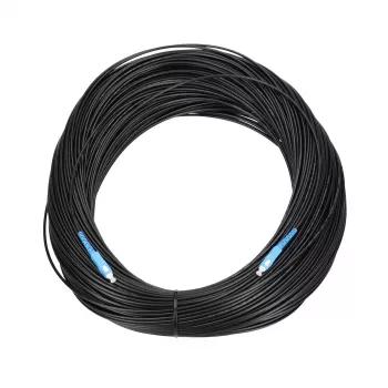 Fiber optic patchcord Extralink SC/UPC – SC/UPC, single-mode G.657.A2, simplex, flat drop, 15 m