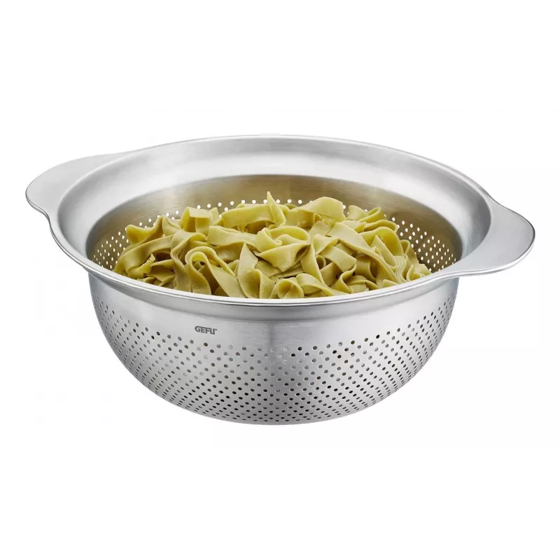 GEFU kitchen strainer PREMIO G-28132, 27 cm stainless steel mesh, handheld