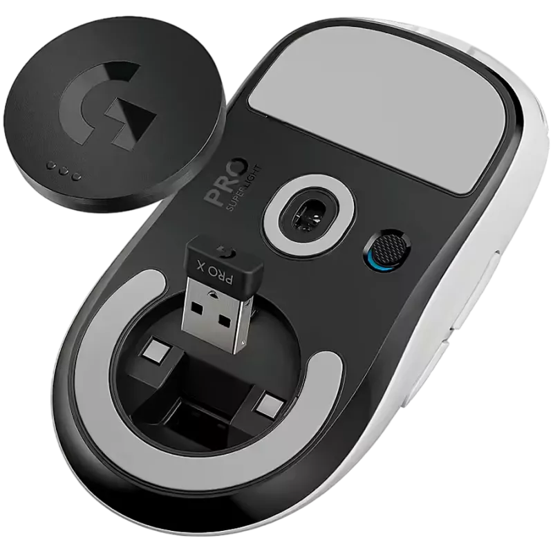 LOGITECH G PRO X SUPERLIGHT 2c compact wireless gaming mouse - WHITE - 2.4GHZ - EER2-933