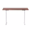 Adjustable Height Table Up Up Bjorn White, Table top M Dark Walnut
