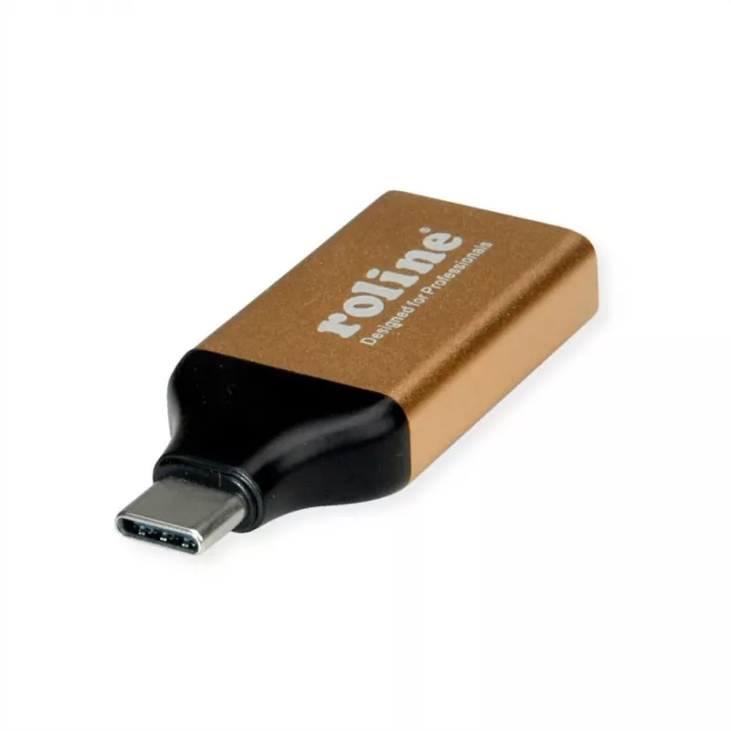 ROLINE 12.03.3232 USB-graphics adapter 4096 x 2560 Pixel Gold (12.03.3232)