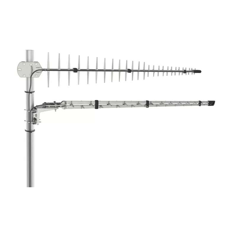 Poynting Antennas LTE/GSM Mast A-LPDA-0092 Silver SMA (M) LoRa Helium 11dbi Yagi/Mast SMA -Male 7m Cable