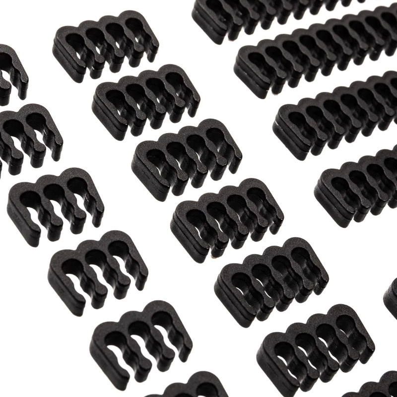 Akasa cable comb Set - 3mm black cable clip (Ak-MX293)