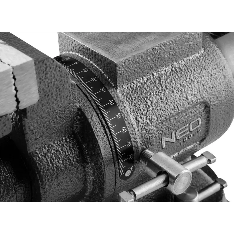 Swivel Locksmith Vise NEO tools 100 mm 360° – bench vise for locksmithing, model 35-030