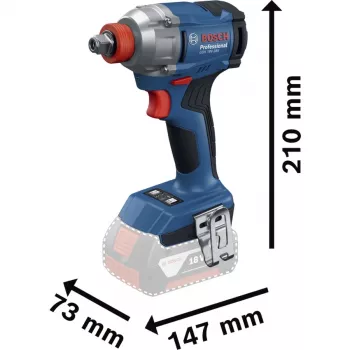 Impact wrench Bosch GDX 18V-285 solo C — 18V cordless, 285 Nm torque