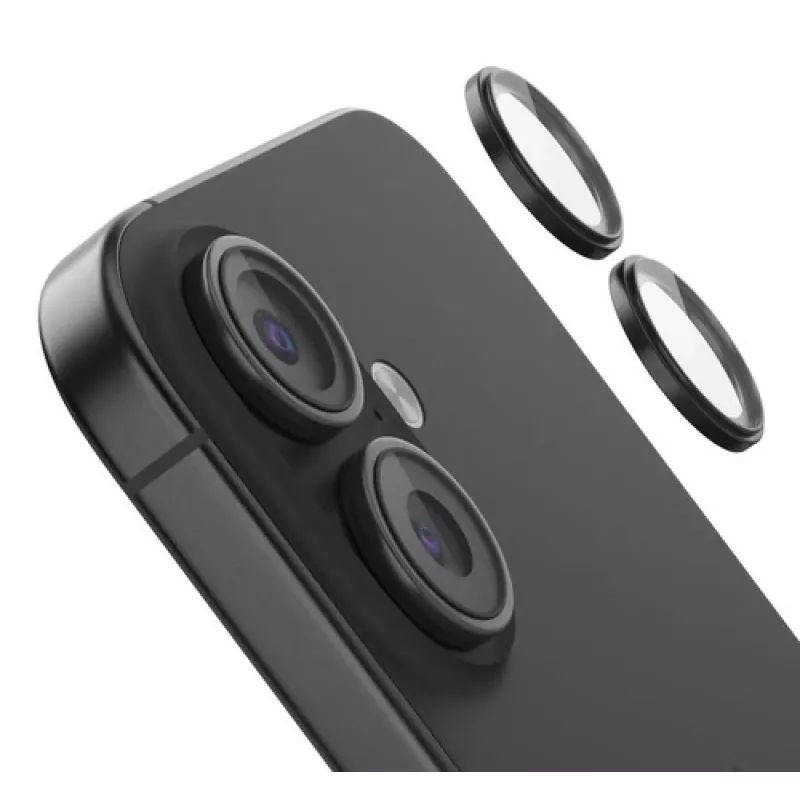 Camera lens tempered glass protector Belkin OVA181HQBK for iPhone 16 / 16 Plus, 2-pack