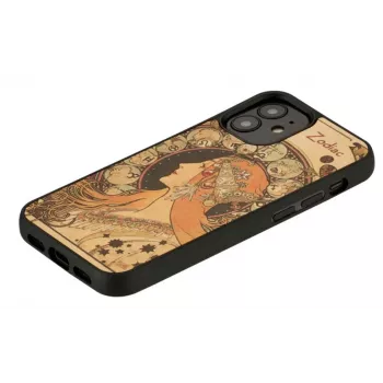 Phone case Man and Wood for iPhone 12 mini — Zodiac series, black