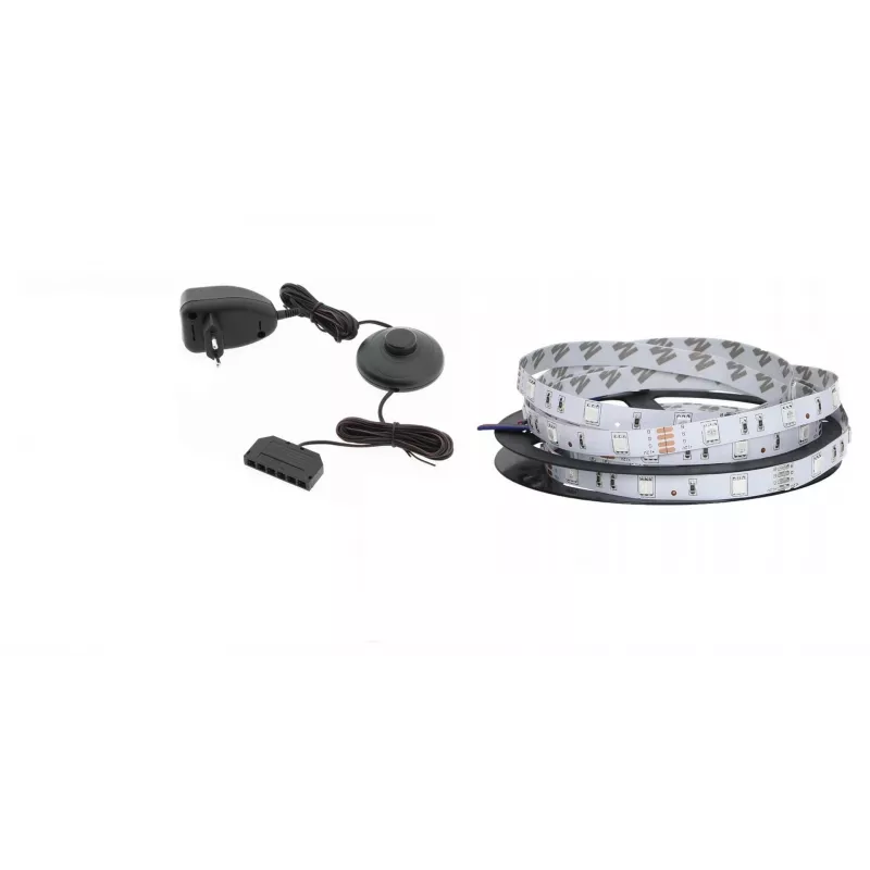 Bedside table lighting set Cama Meble QIU — surface-mounted blue LED, AC powered, 2 pcs