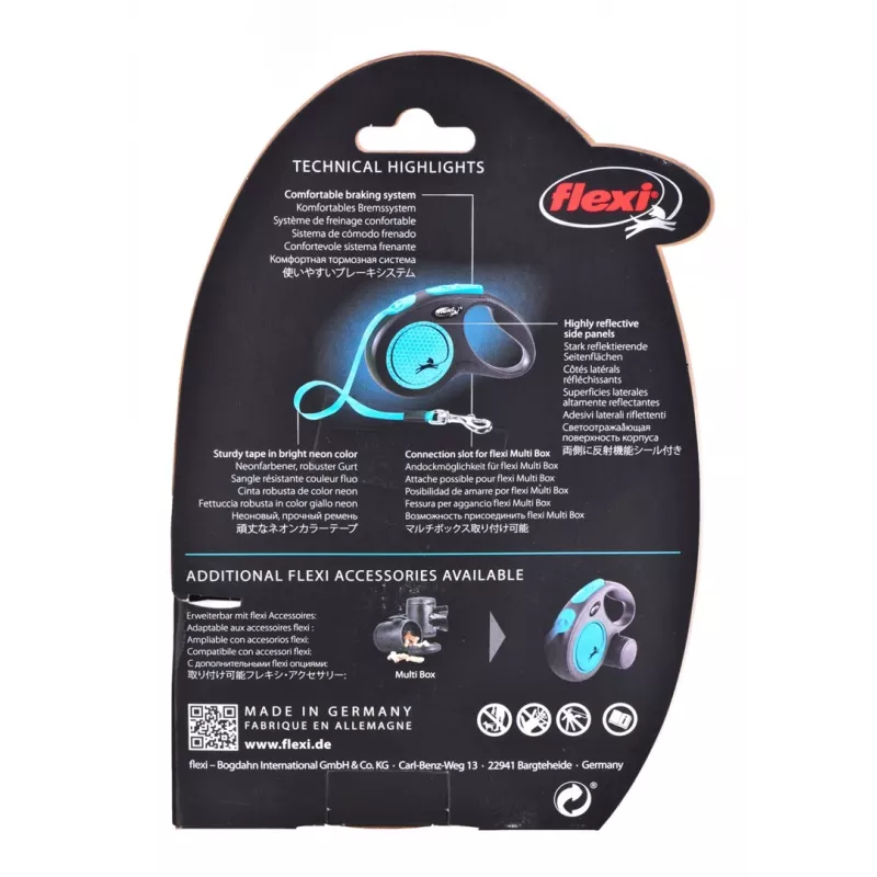 Flexi New Neon S 5 m Dog Retractable lead
