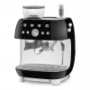 SMEG EGF03BLEU Espresso Machine. Kaffeevollautomat 50s Style. black