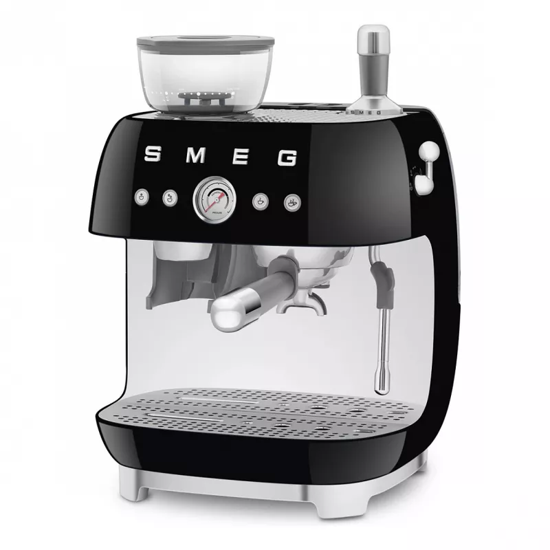 SMEG EGF03BLEU Espresso Machine. Kaffeevollautomat 50s Style. black
