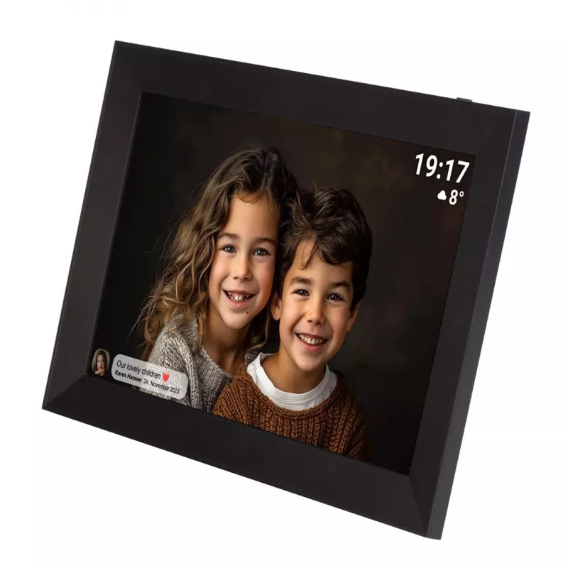 Denver PFF-1012 digital photo frame Black 25.6 cm (10.1) Touchscreen Wi-Fi
