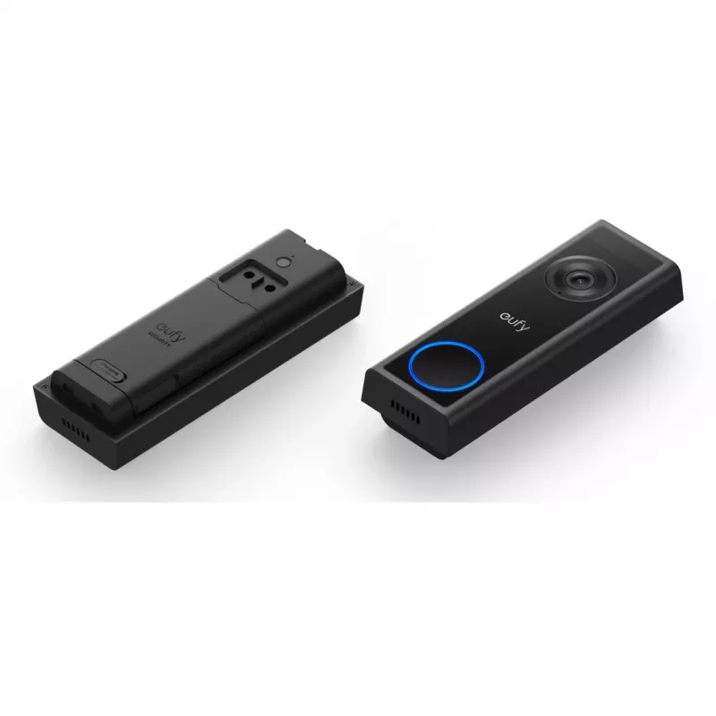 Video doorbell Eufy C31 2K with MicroSD support, 2560×1440, 6500 mAh, wired & wireless, black