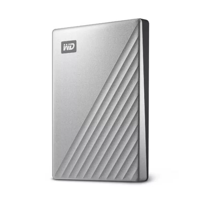 WD My Passport Ultra for Mac WDBKYJ0020BSL - Hard Drive - encrypted - 2 TB - external (Portable) - USB 3.0 (USB-C Connector) - 256-Bit-AES - Silver