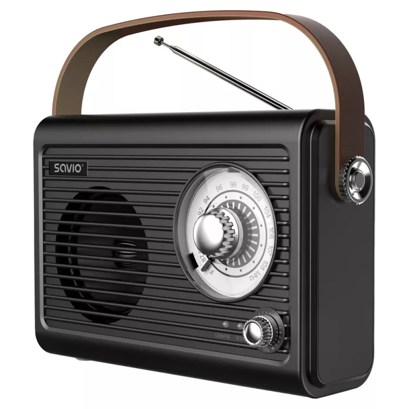 Portable Radio Savio RS-01 Analog Black