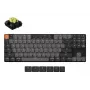 Mechanical keyboard Keychron K1X-A4 80% QWERTY English, USB + Bluetooth, 87 keys, LED backlight, Grey