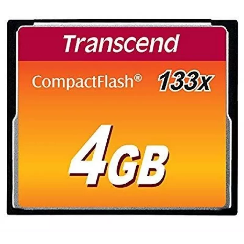 Flash memory Transcend 4GB CompactFlash 133x TS4GCF133