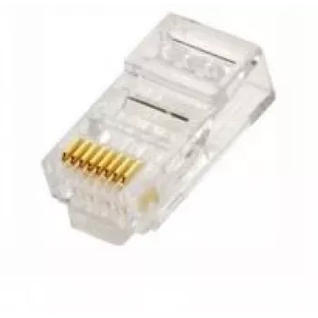 RJ45 connectors extra digital LYUS005 set of 100, for Ethernet cables, compatible with Cat5e/Cat6
