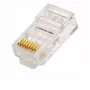 RJ45 connectors extra digital LYUS005 set of 100, for Ethernet cables, compatible with Cat5e/Cat6