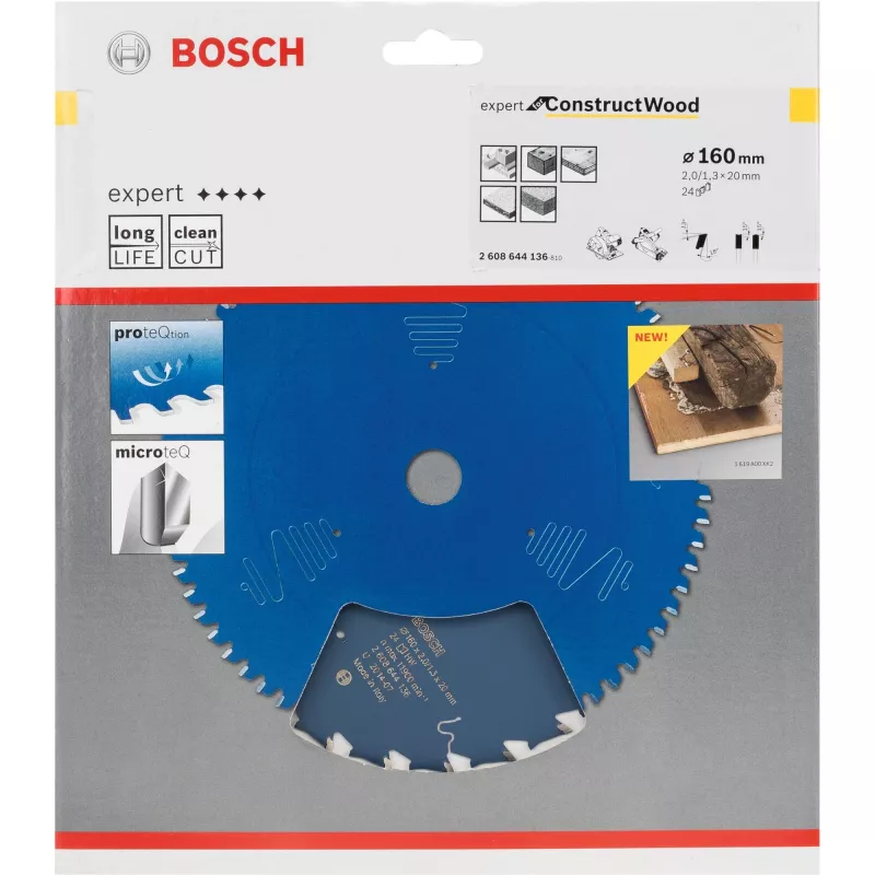 Circular Saw Blade Bosch 2 608 644 136 16 cm Bore 2 cm