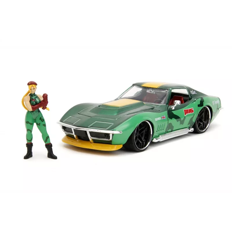 Car Jada Toys Street Fighter 1969 Chevrolet 1:24 Metal Green
