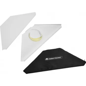 Corner Plates Omnitronic 32000032 for Mobile DJ Stand with Carry Bag