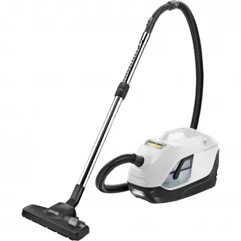 Cylinder vacuum Karcher DS 6 — dry, 650 W, 2 L dust capacity, HEPA 13, 10.2 m radius, telescopic tube