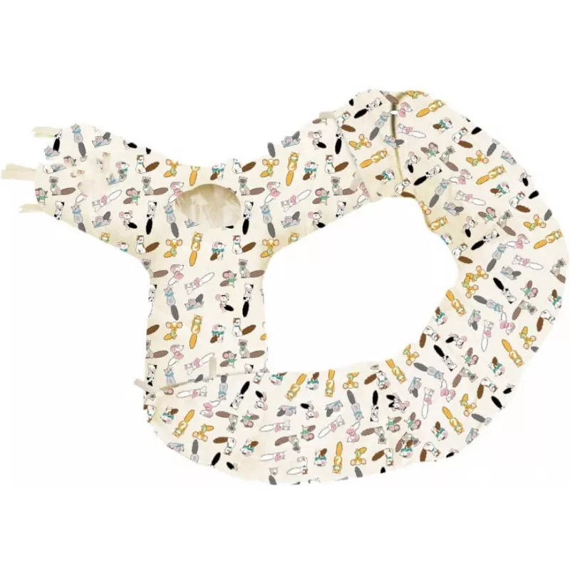 Cat tunnel toy ZOLUX CHATOUILLE pattern cats and mice, 40×29×7 cm