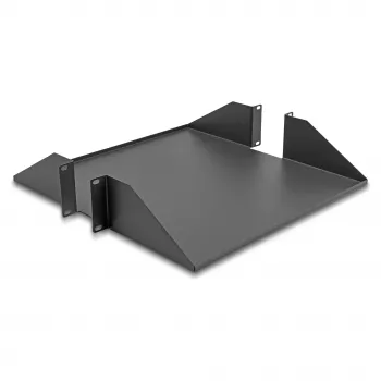 Rack shelf DeLOCK 66748 Steel Grey 19 inch 457 mm 483 mm