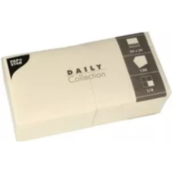 PAPSTAR napkins Daily Collection champagne 2-ply 12.0 x 12.0 cm 150 pc(s) (89601)
