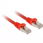 Network Cable Sharkoon Patch SFTP RJ-45 Cat.7a 7.5m Red