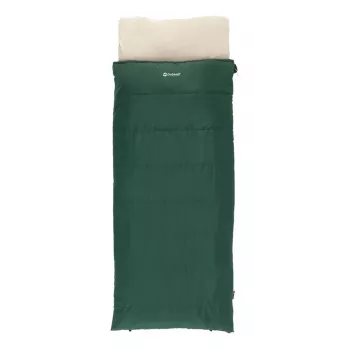 Sleeping bag Outwell Contour Prime adult rectangular polyester 850×2200 mm, max user height 190 cm, green