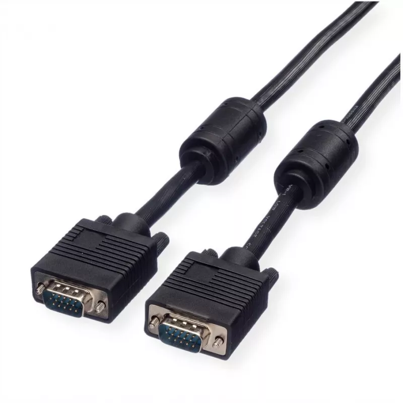 VGA Cable ROLINE High Quality Ferrite DDC HD15 M/M 20 m