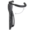 Wall-mounted bicycle rack MACLEAN MC-432, vertical bike mount, adjustable width, max load 30 kg, black