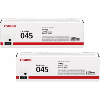 Toner cartridge, Canon 045 original double pack, black (OP1242C002DP)