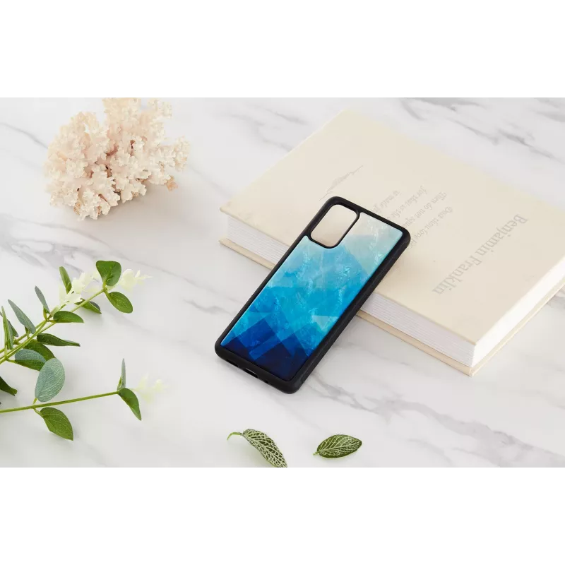 Protective case iKins for Samsung Galaxy S20+ — blue lake black finish