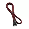 CableMod ModMesh - SATA-Cable - Serial ATA 150/300/600 - SATA (W) right-angled to SATA (W) - 60cm - Blood Red (CM-CAB-RSAT-N60KBR-R)