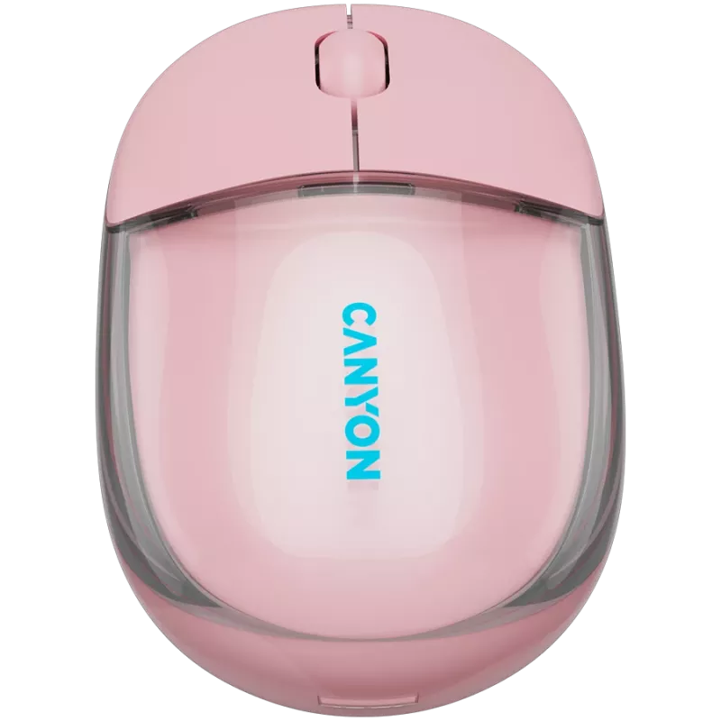CANYON mouse OnClick 24 BT/ Wireless Transparent/Pink