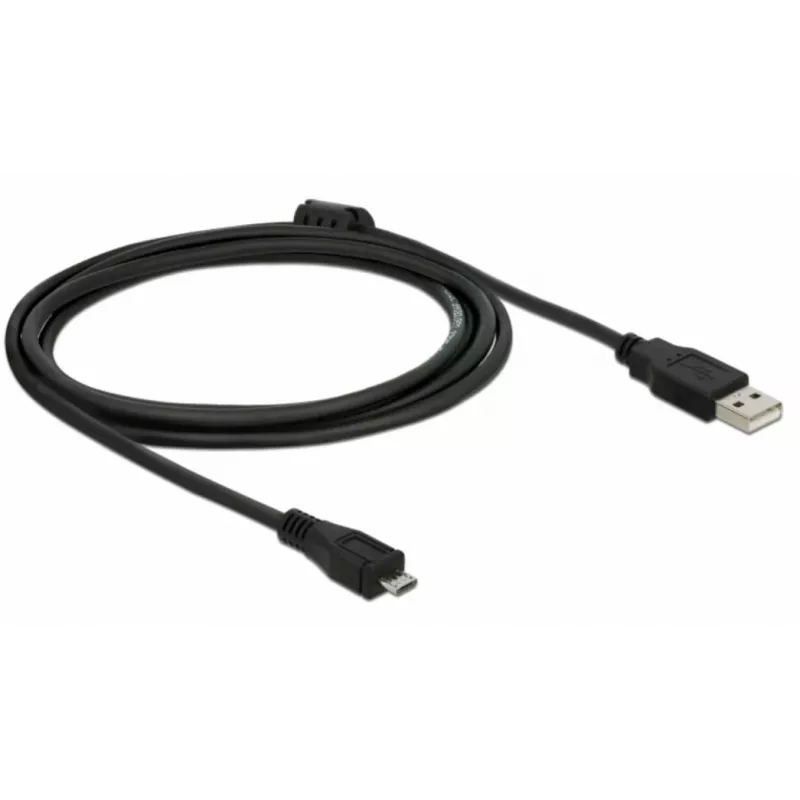 USB cable DeLOCK 82335 USB 2.0 2 m USB A Micro-USB B Black