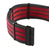 Power cable kit CableMod PRO Series ModMesh C-Series for Corsair RMi/RMx — Black/Red sleeved cables